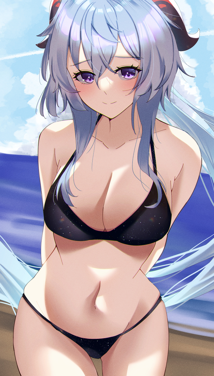 This is a pixiv picture whose title is 甘雨.