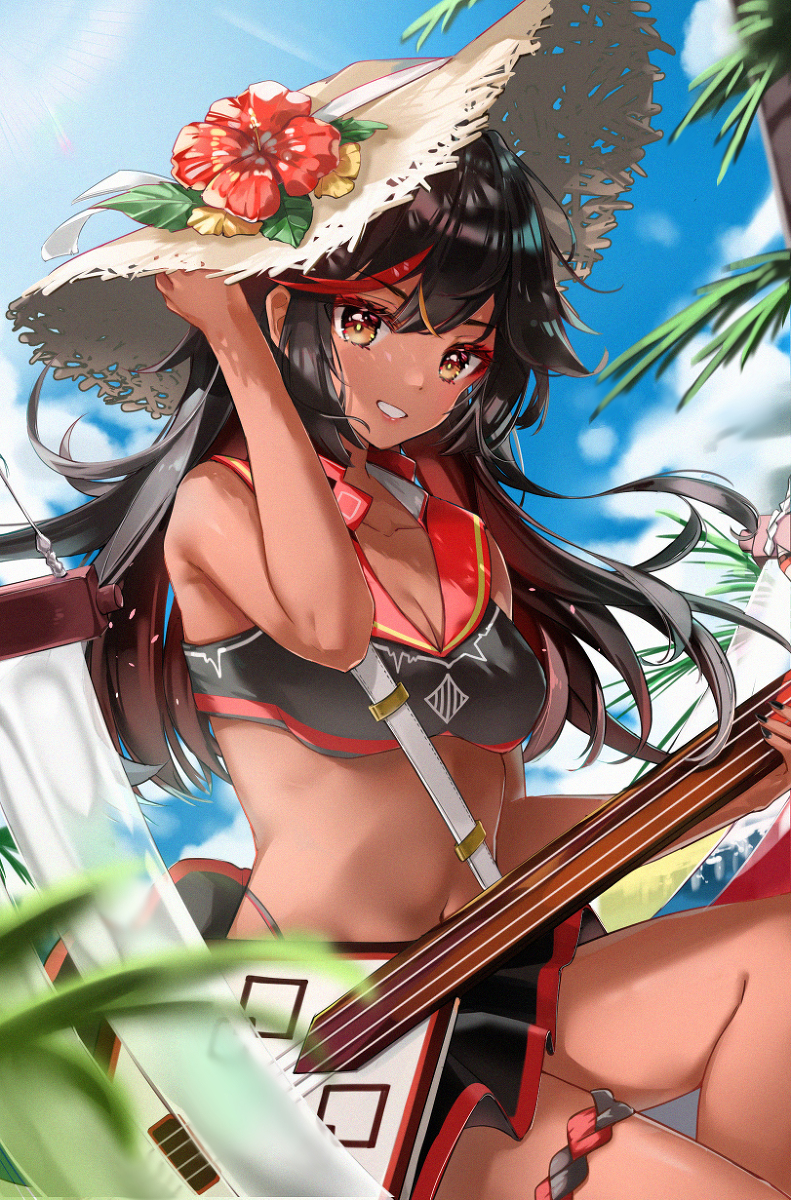 This is a pixiv picture whose title is 夏日.