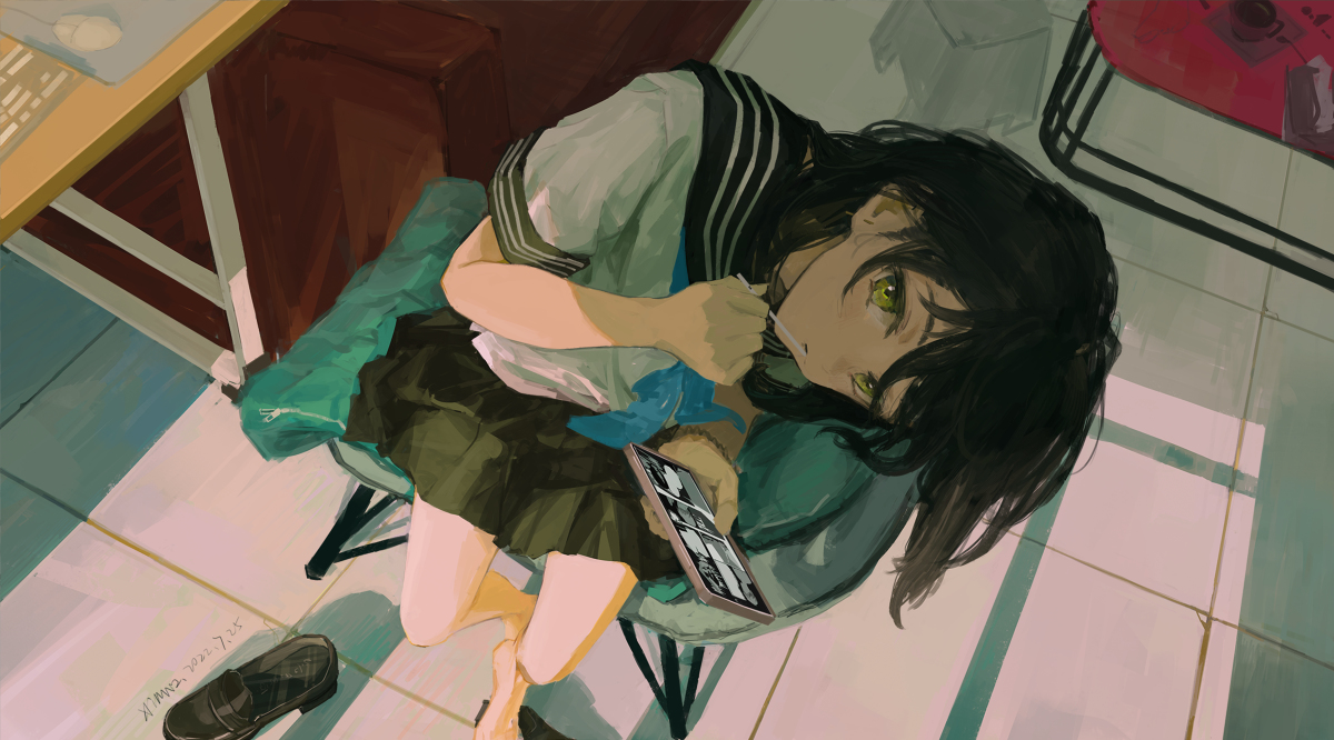 This is a pixiv picture whose title is 刷.