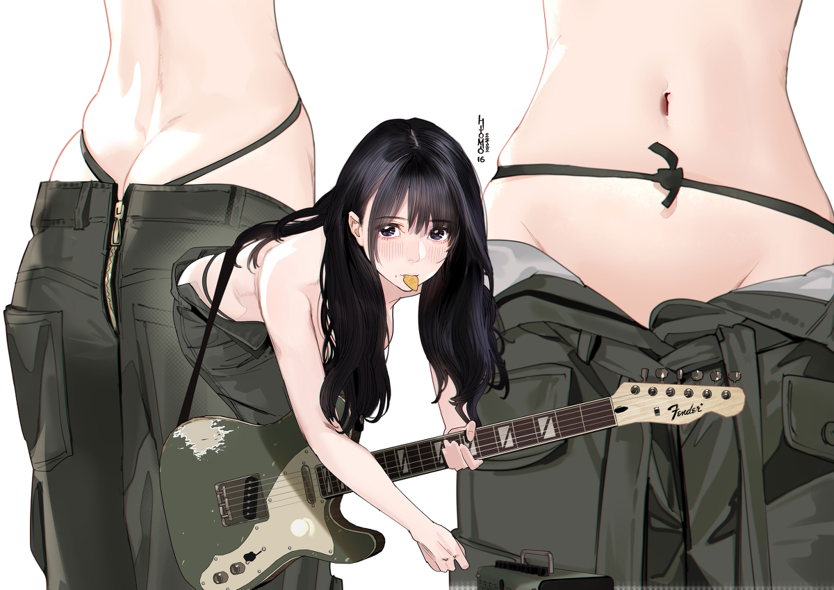 This is a pixiv picture whose title is 暑い！.