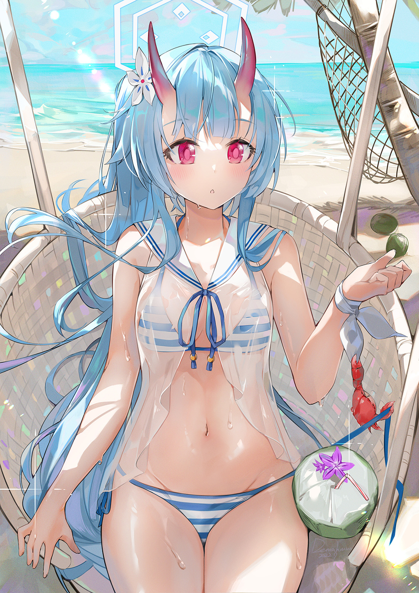 This is a pixiv picture whose title is 水着チセ.