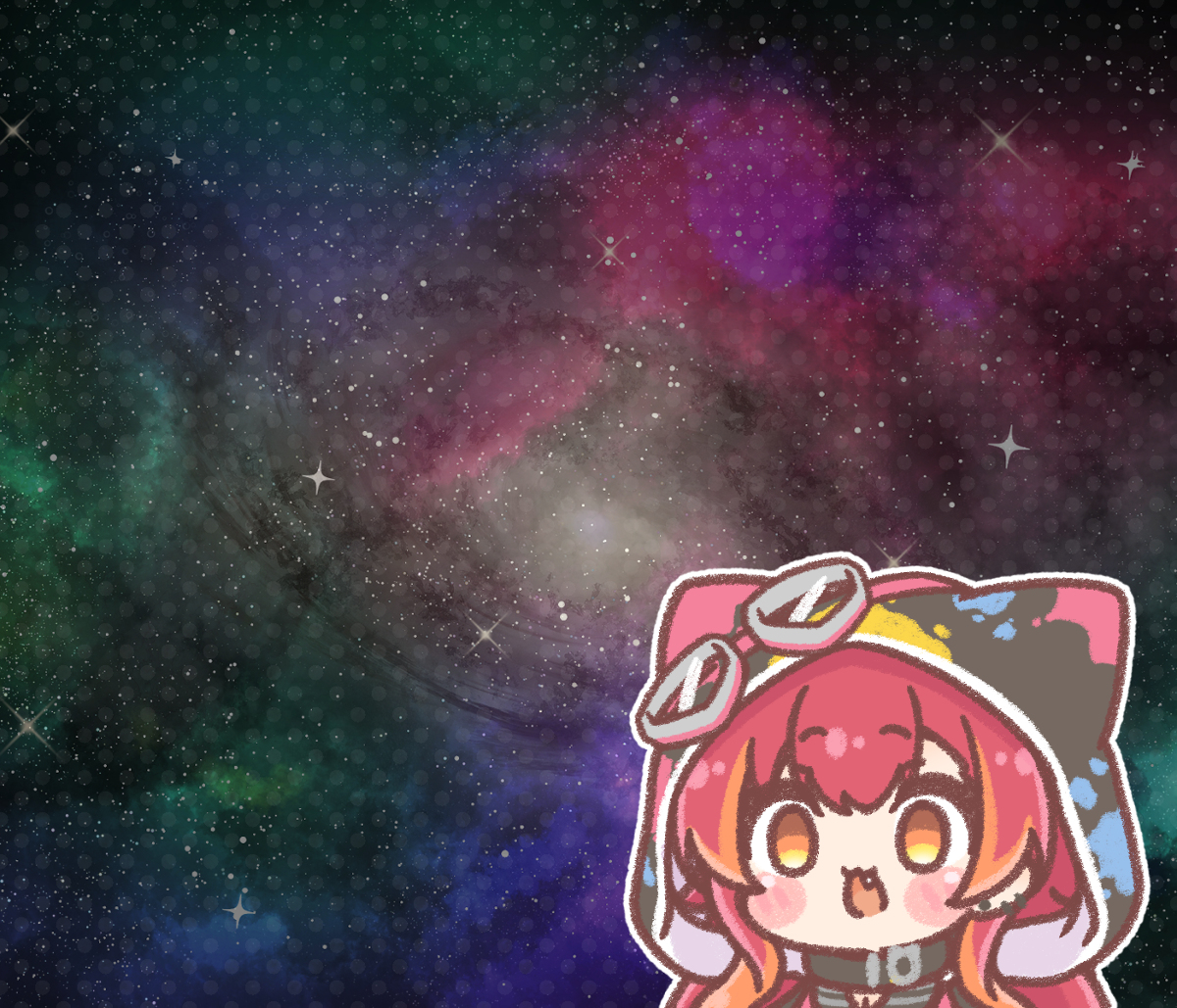 This is a pixiv picture whose title is 宇宙ねこた.