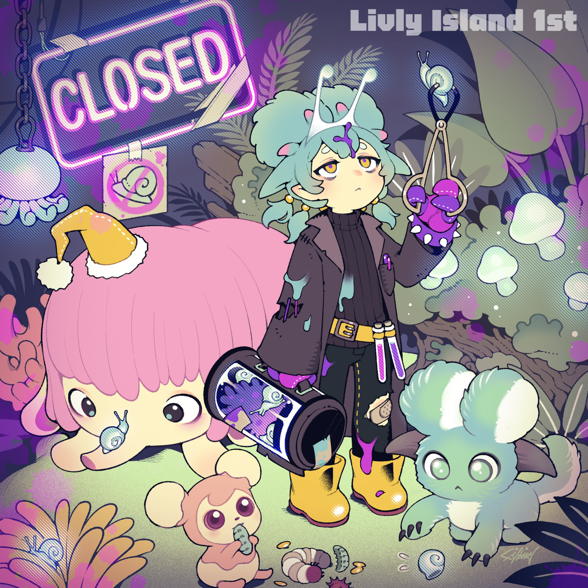 This is a pixiv picture whose title is Livly Island 1st.