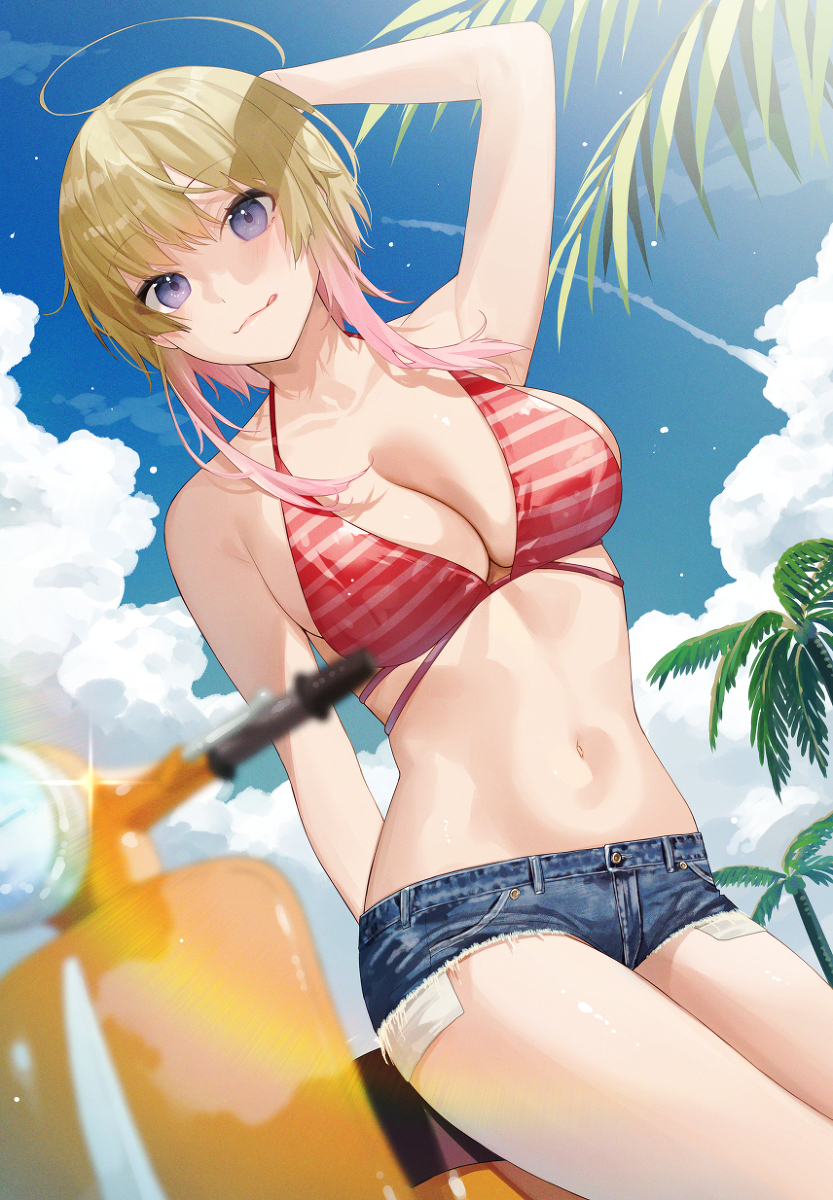 This is a pixiv picture whose title is 夏が来た.