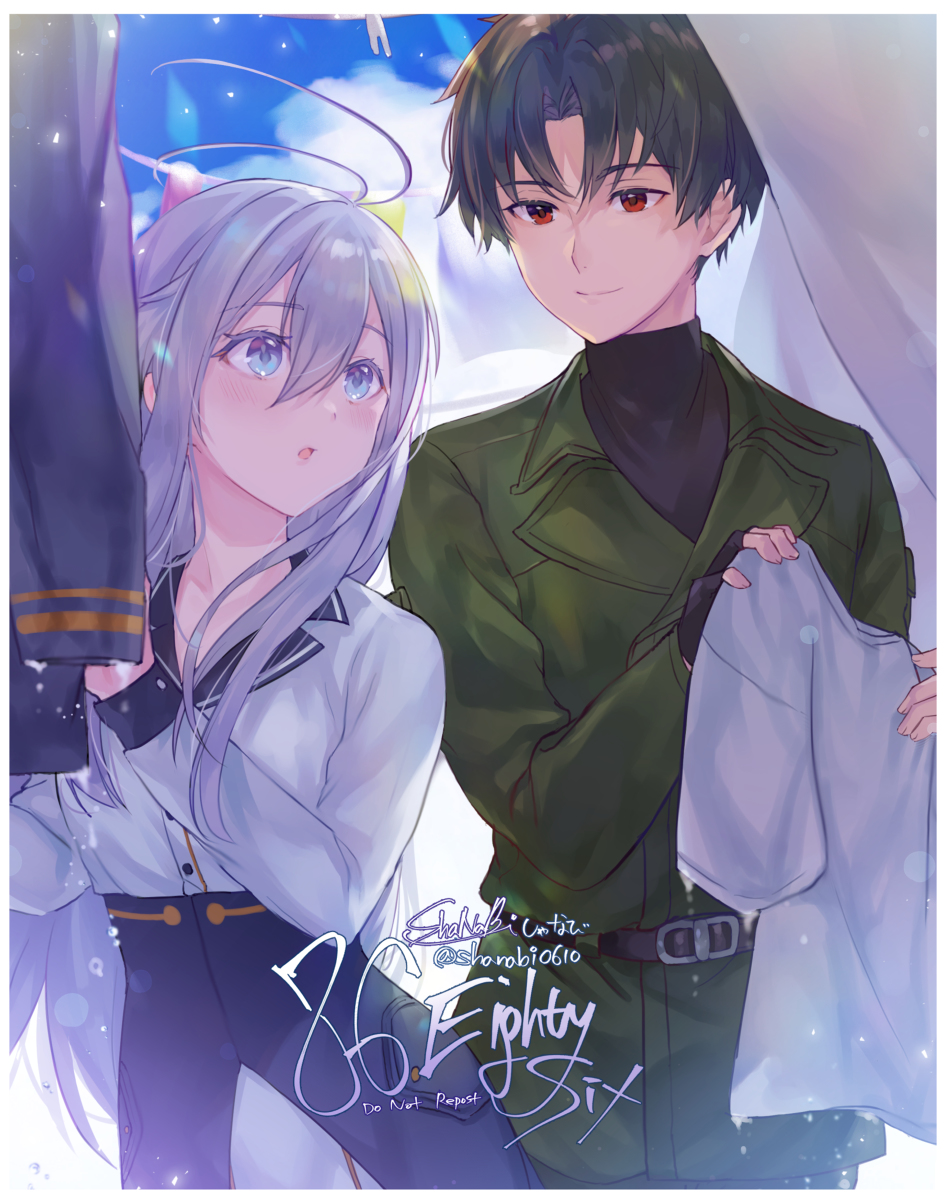 This is a pixiv picture whose title is 訓練後の日常.
