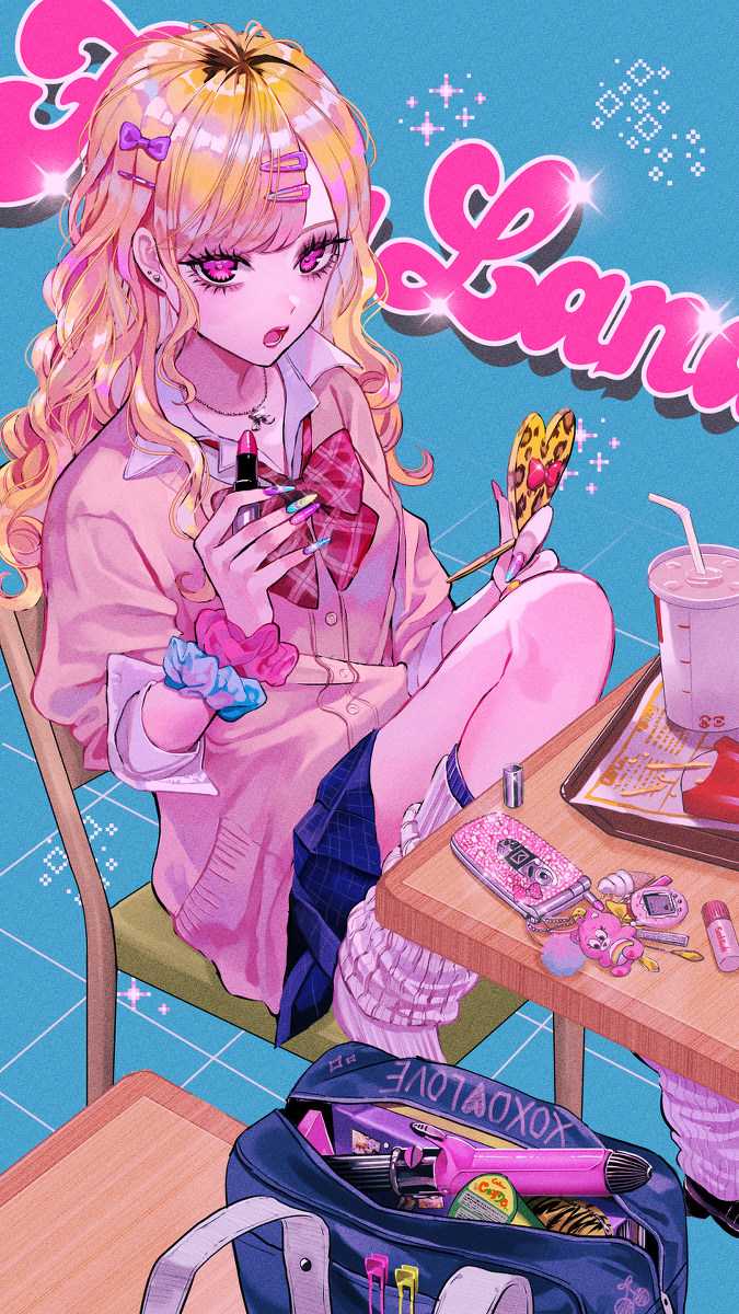 This is a pixiv picture whose title is ✨🌈💋🎀🌈GAL🌈🎀💋🌈✨.
