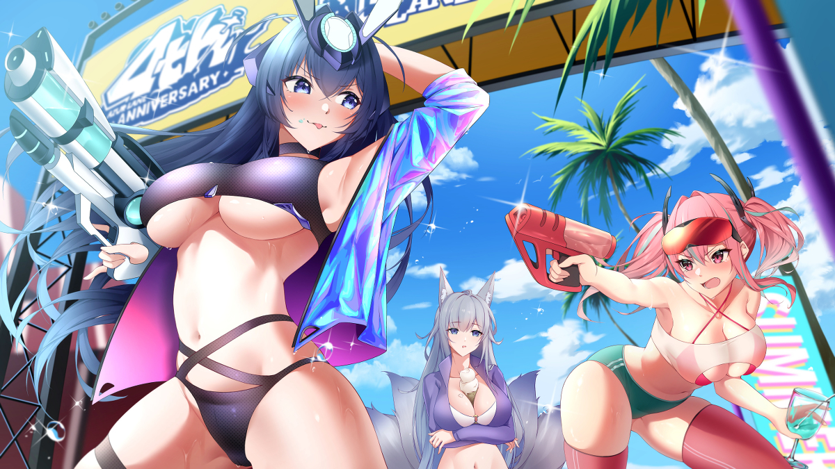 This is a pixiv picture whose title is Heart-Pounding Summer Festival!.