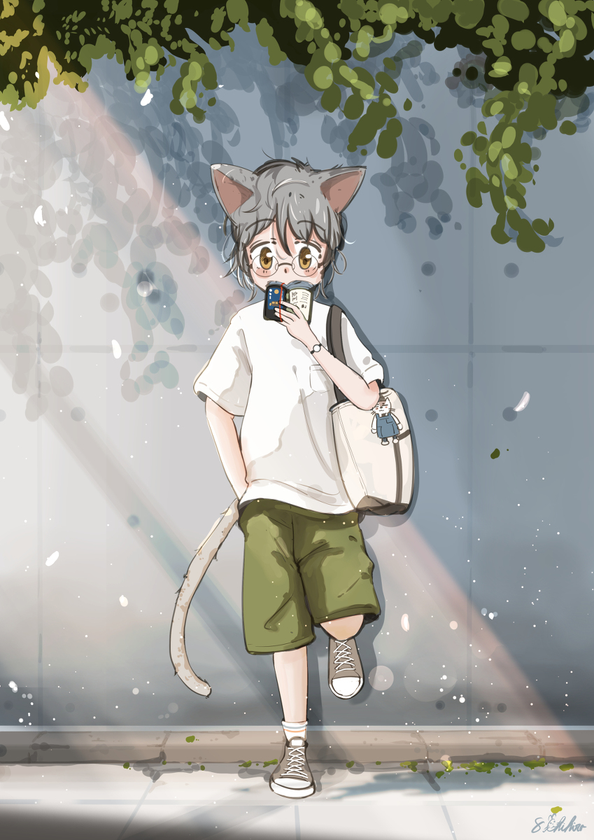 This is a pixiv picture whose title is 待ち合わせ。.