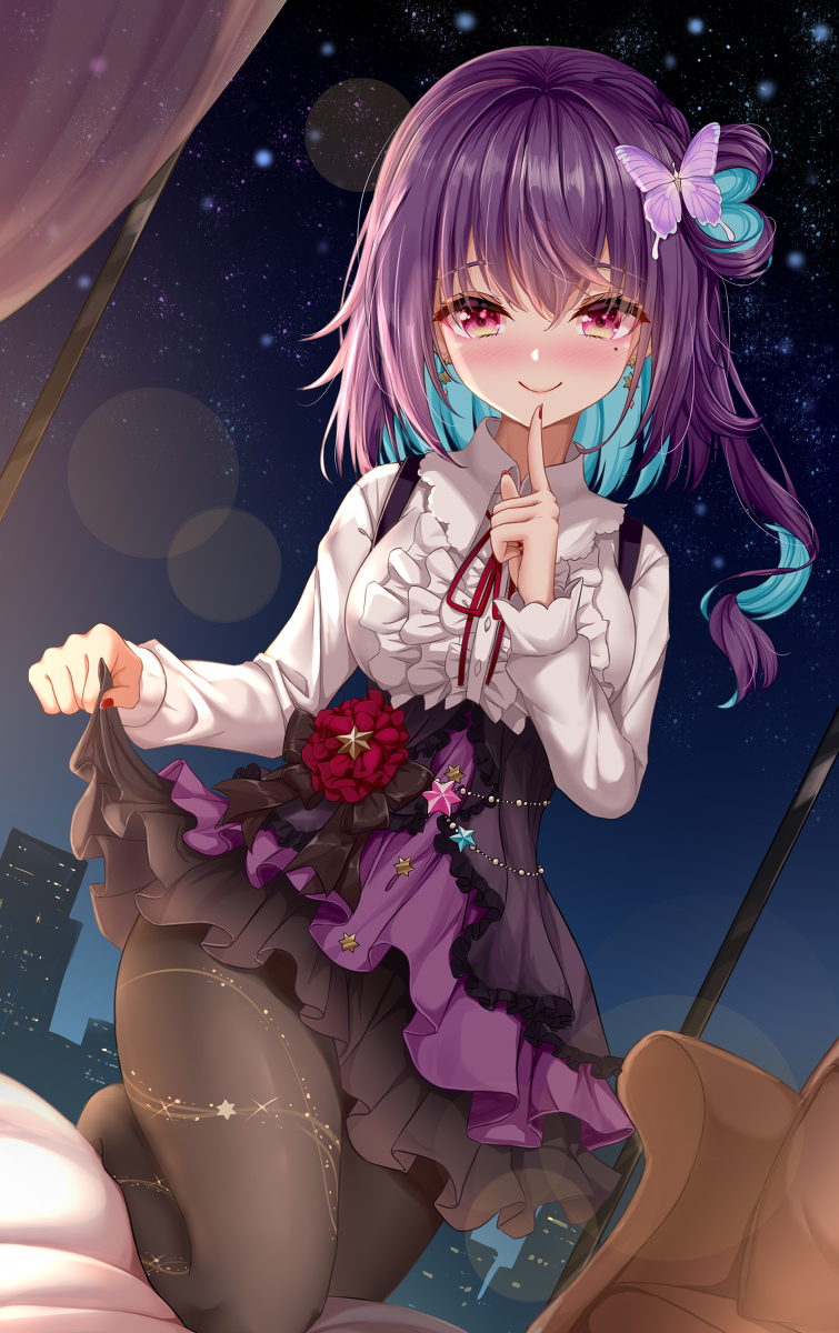 This is a pixiv picture whose title is 晓音姐的暗示.