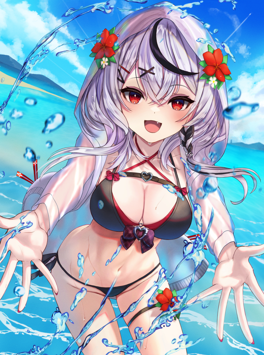 This is a pixiv picture whose title is 水着さかまた3.
