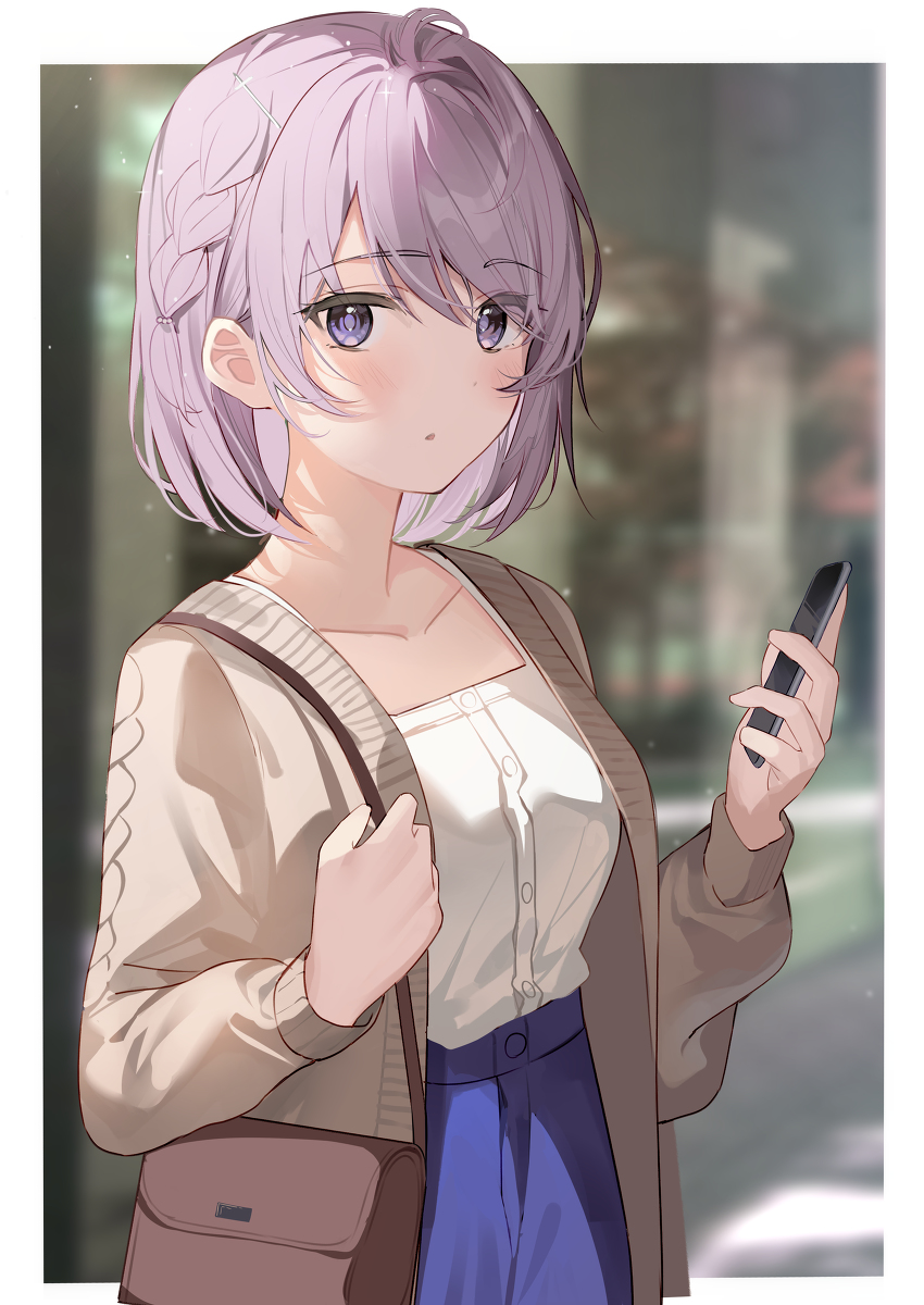This is a pixiv picture whose title is 待ち合わせ.