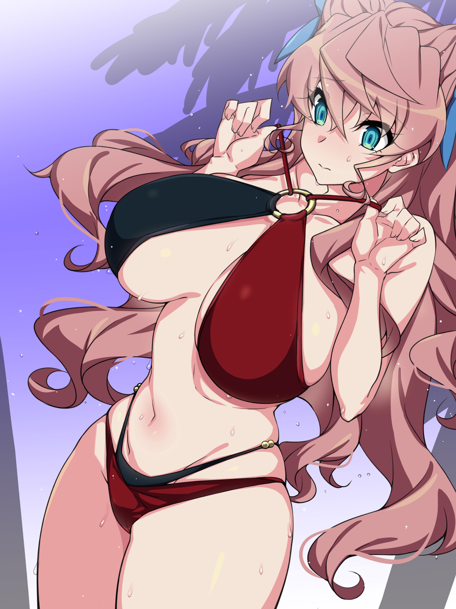 This is a pixiv picture whose title is 水着マリアさん.