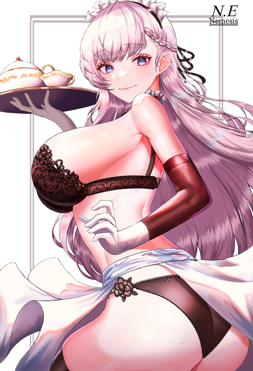 This is a pixiv picture whose title is 벨파스트 그려봤습니다~!.
