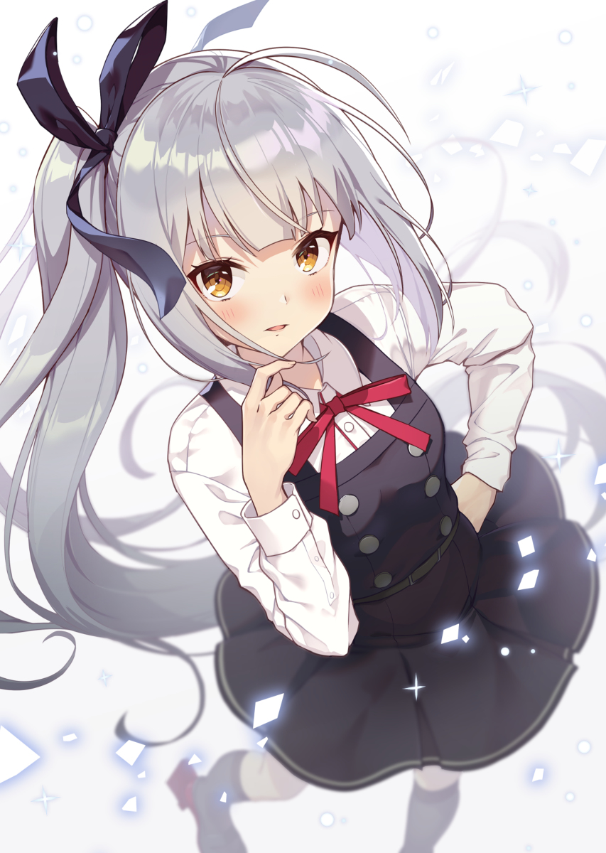 This is a pixiv picture whose title is 穏やか笑顔の霞ちゃん.