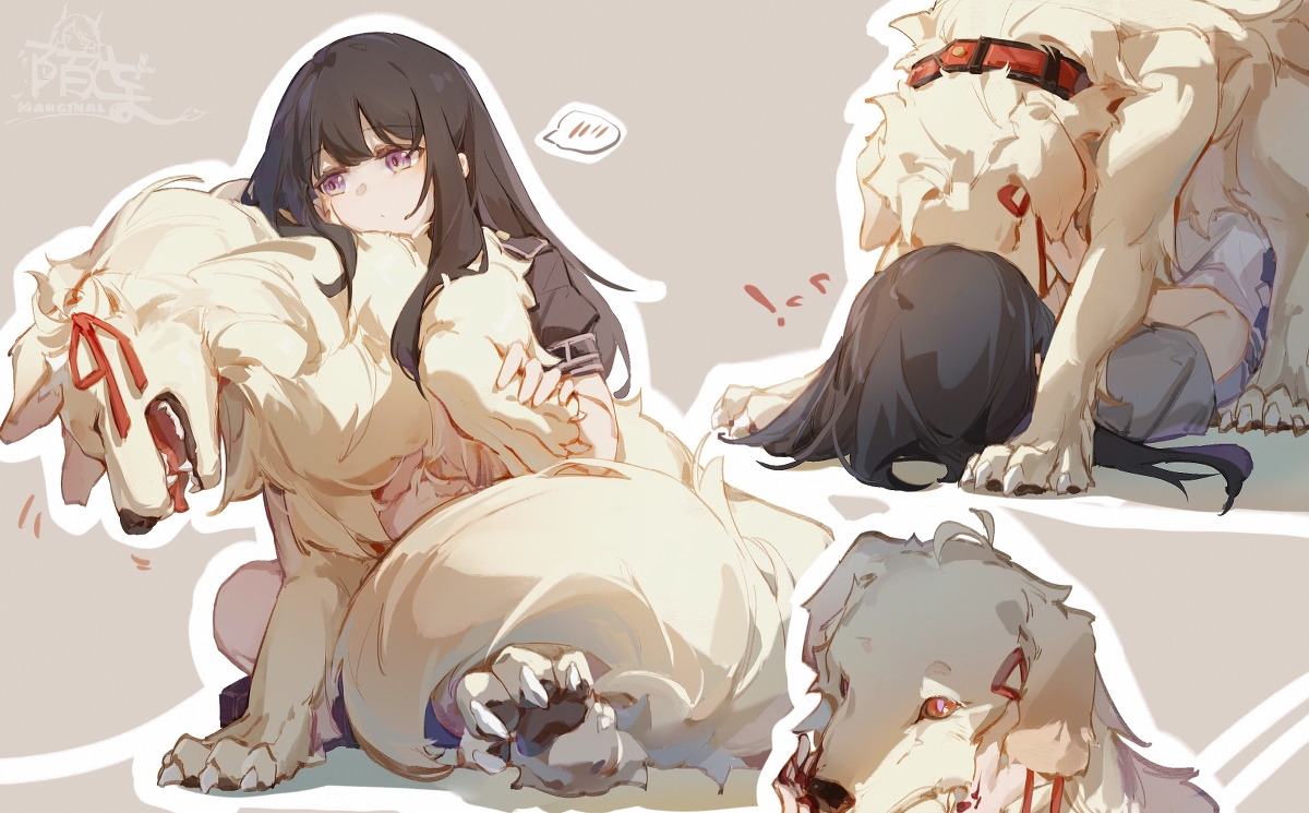 This is a pixiv picture whose title is 🐶poi.