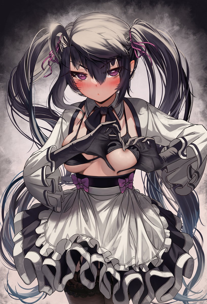 This is a pixiv picture whose title is ハリおっぱいハート.