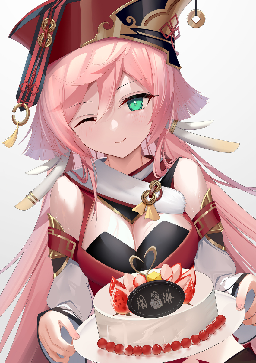 This is a pixiv picture whose title is 烟绯生贺.