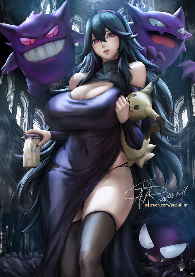 This is a pixiv picture whose title is hex maniac.