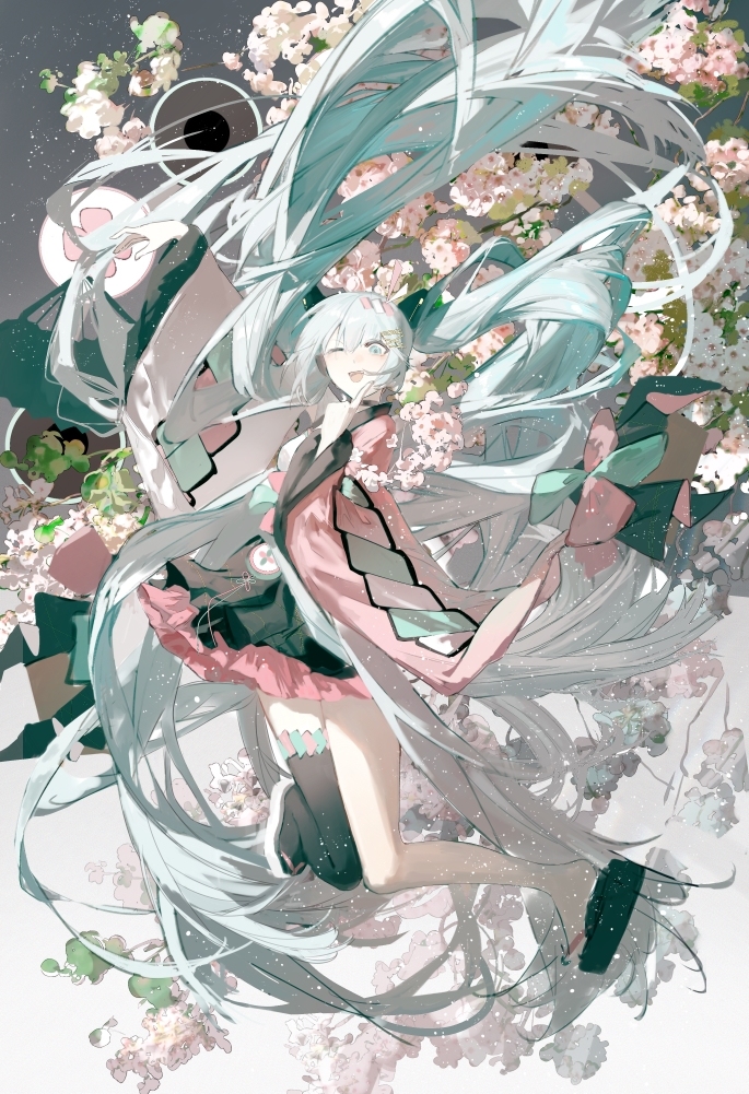 This is a pixiv picture whose title is 魔法未来2020.