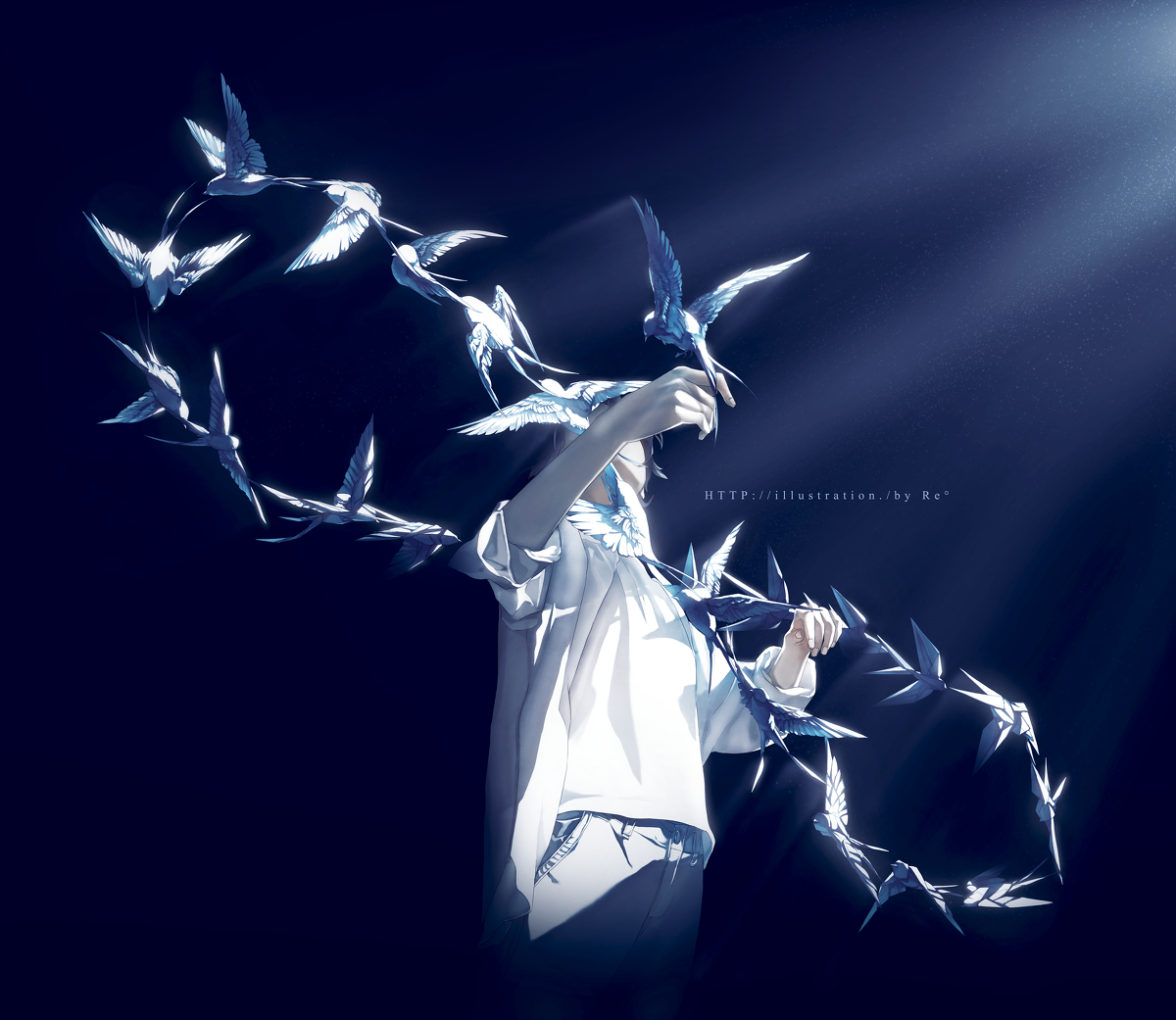 This is a pixiv picture whose title is 環.