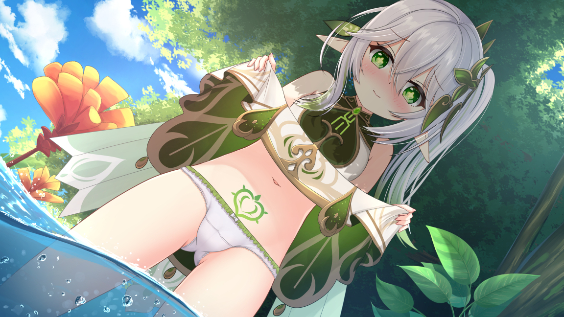 This is a pixiv picture whose title is （パンツ差分）ひめごと.