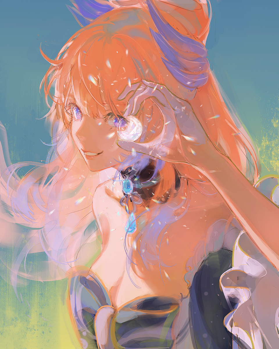This is a pixiv picture whose title is 珊瑚真珠.