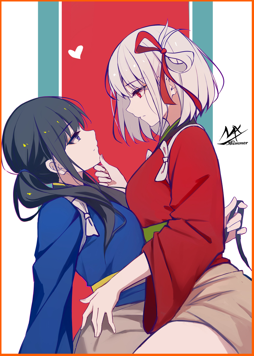 This is a pixiv picture whose title is ❤.