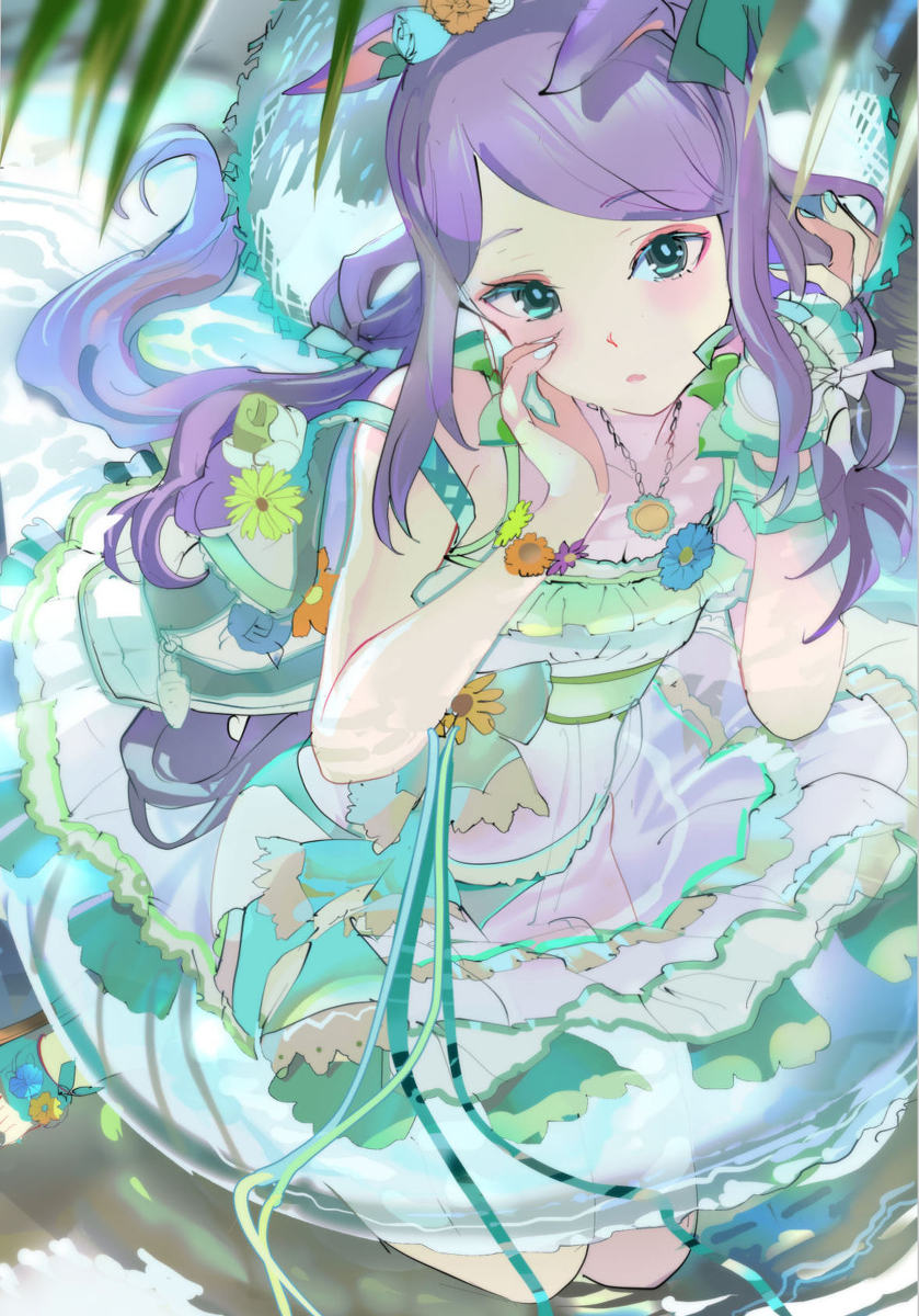 This is a pixiv picture whose title is 水着マックイーン.