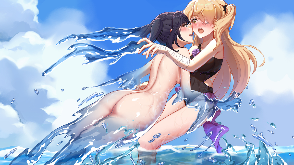 This is a pixiv picture whose title is 缠人的莫娜.