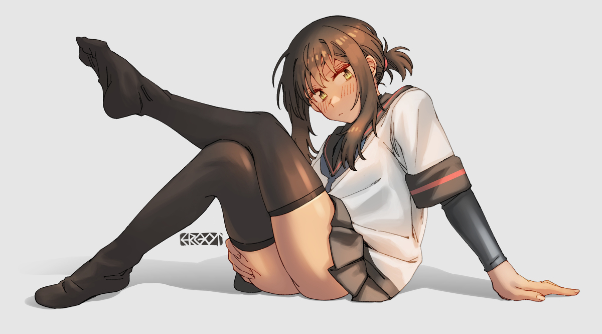 This is a pixiv picture whose title is ちょっとストッキング.