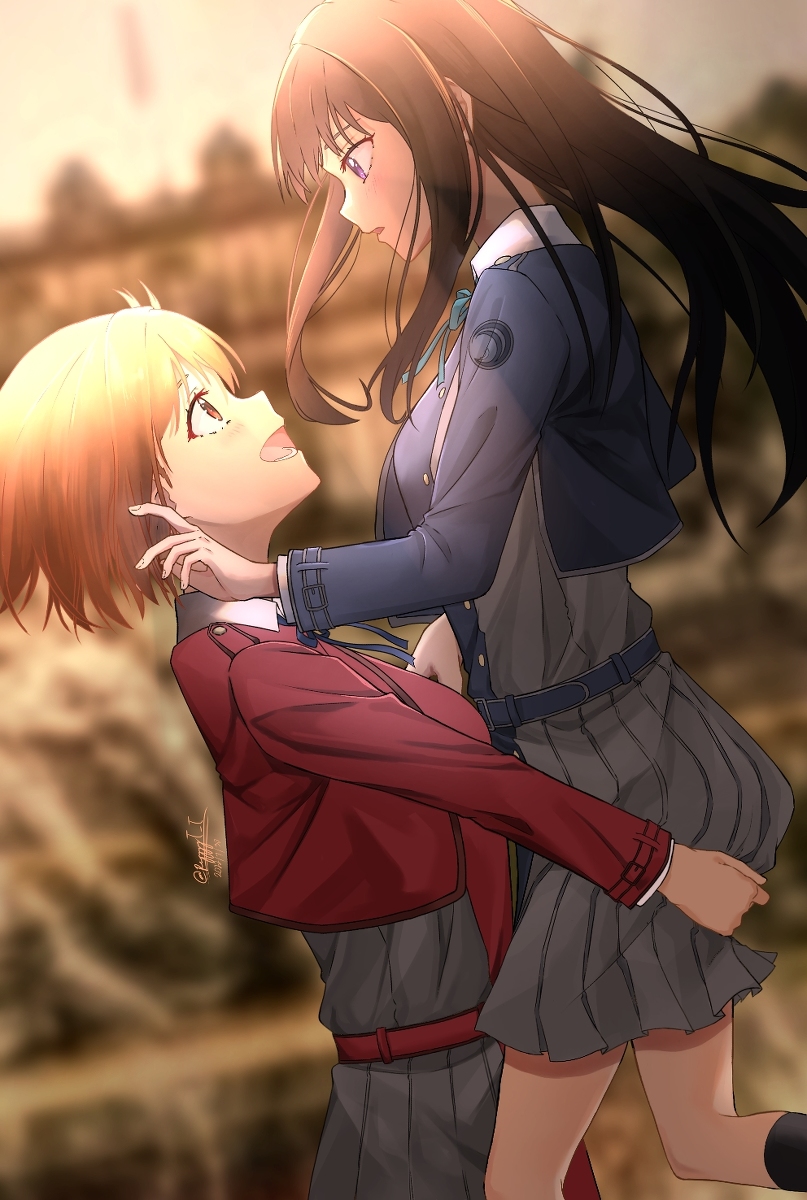 This is a pixiv picture whose title is 💖💕.