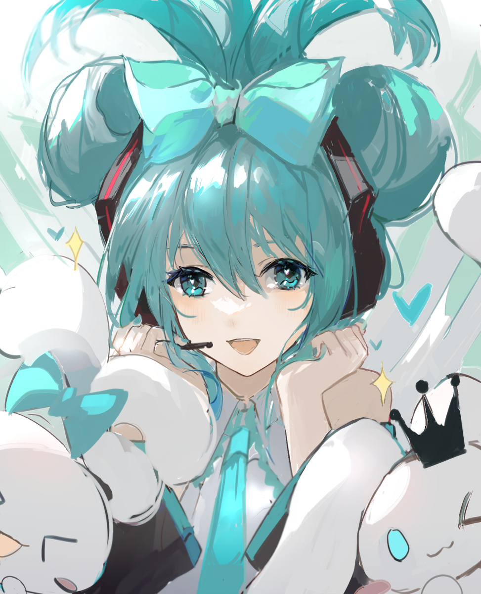 This is a pixiv picture whose title is 初音.