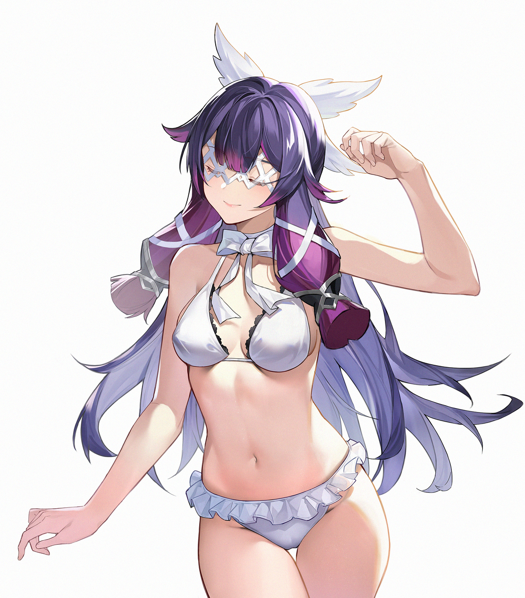 This is a pixiv picture whose title is 愚人众 少女.