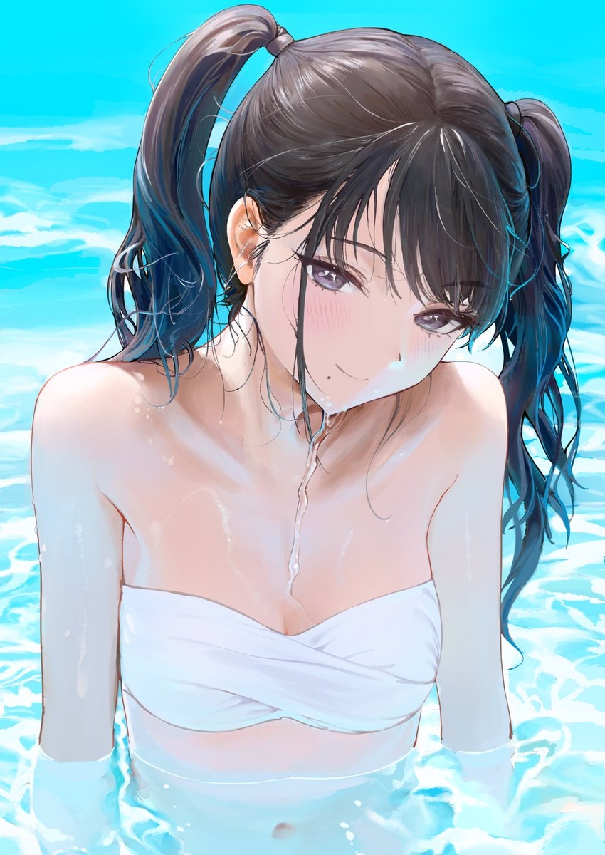 This is a pixiv picture whose title is SUMMER.