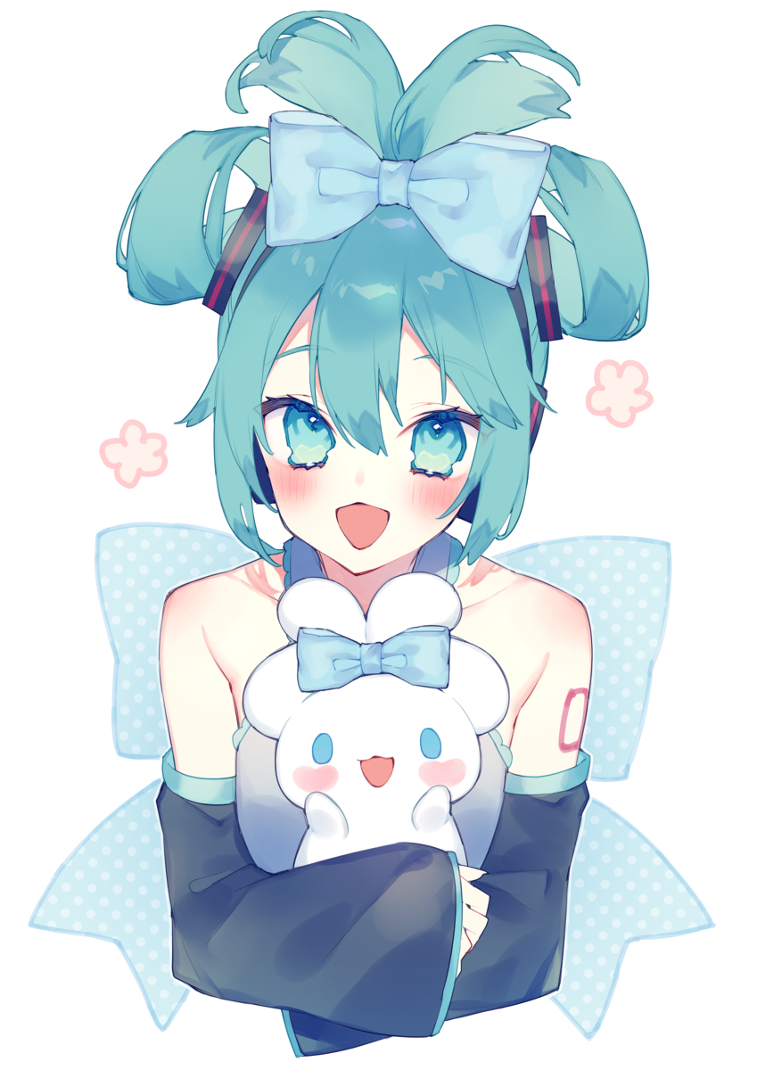 This is a pixiv picture whose title is シナモンミクさん💙.