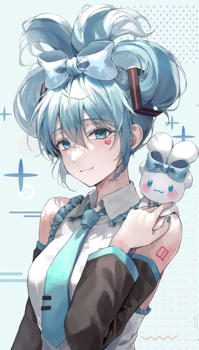 This is a pixiv picture whose title is シナモンミク.
