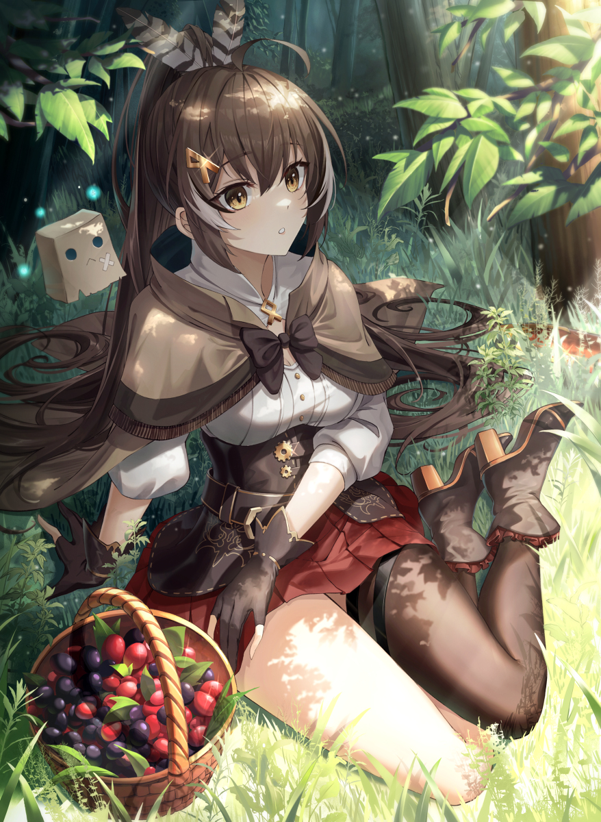 This is a pixiv picture whose title is Nanashi Mumei.