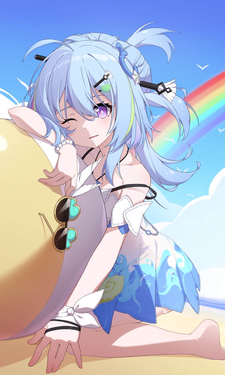 This is a pixiv picture whose title is 格蕾修夏装.