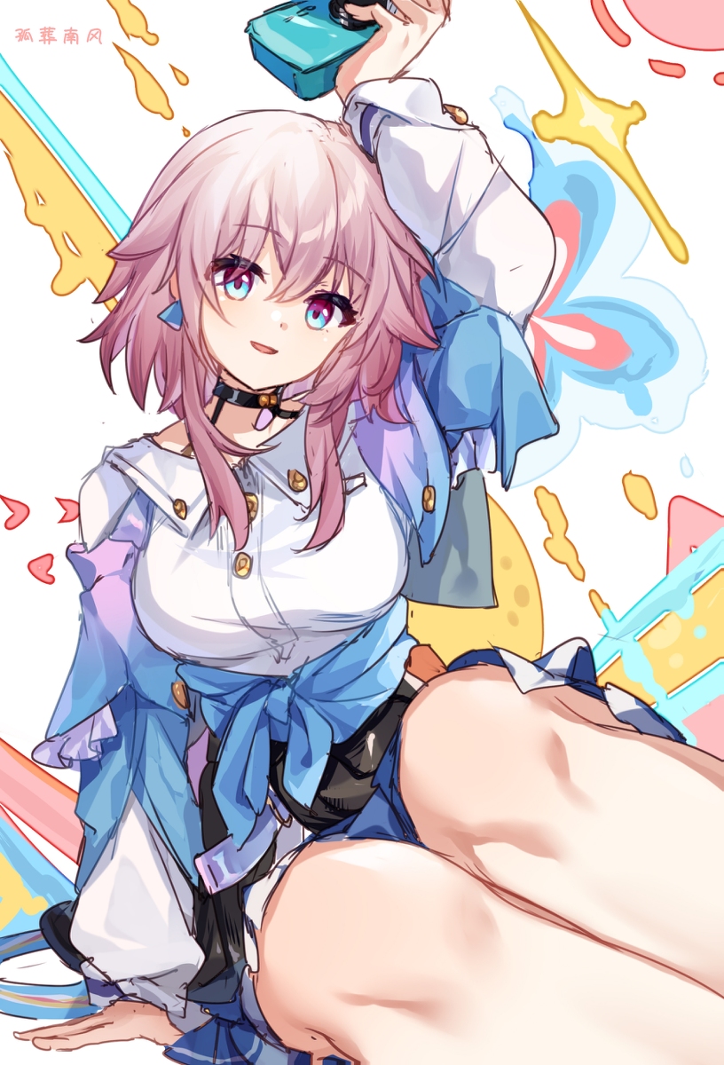 This is a pixiv picture whose title is 三月七.