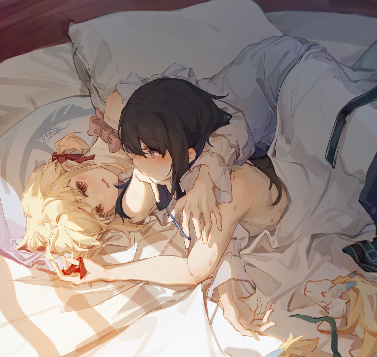 This is a pixiv picture whose title is 已经中午.