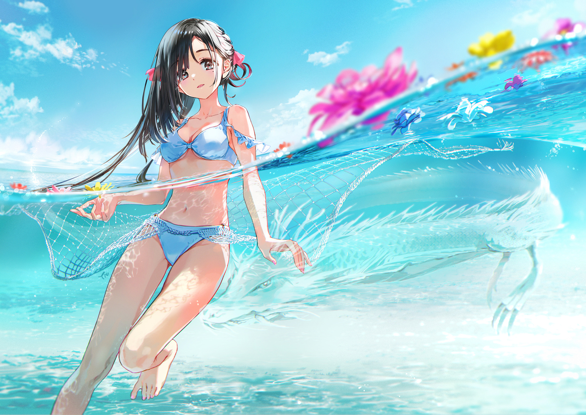 This is a pixiv picture whose title is アマビエ.