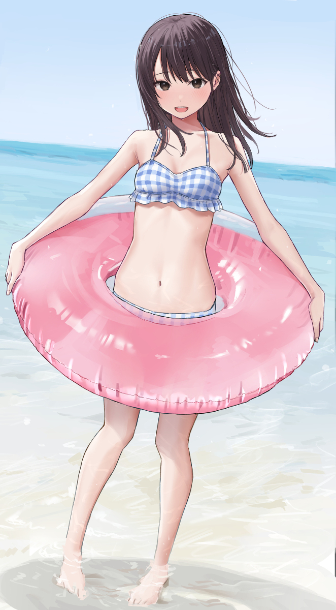 This is a pixiv picture whose title is 夏！！.