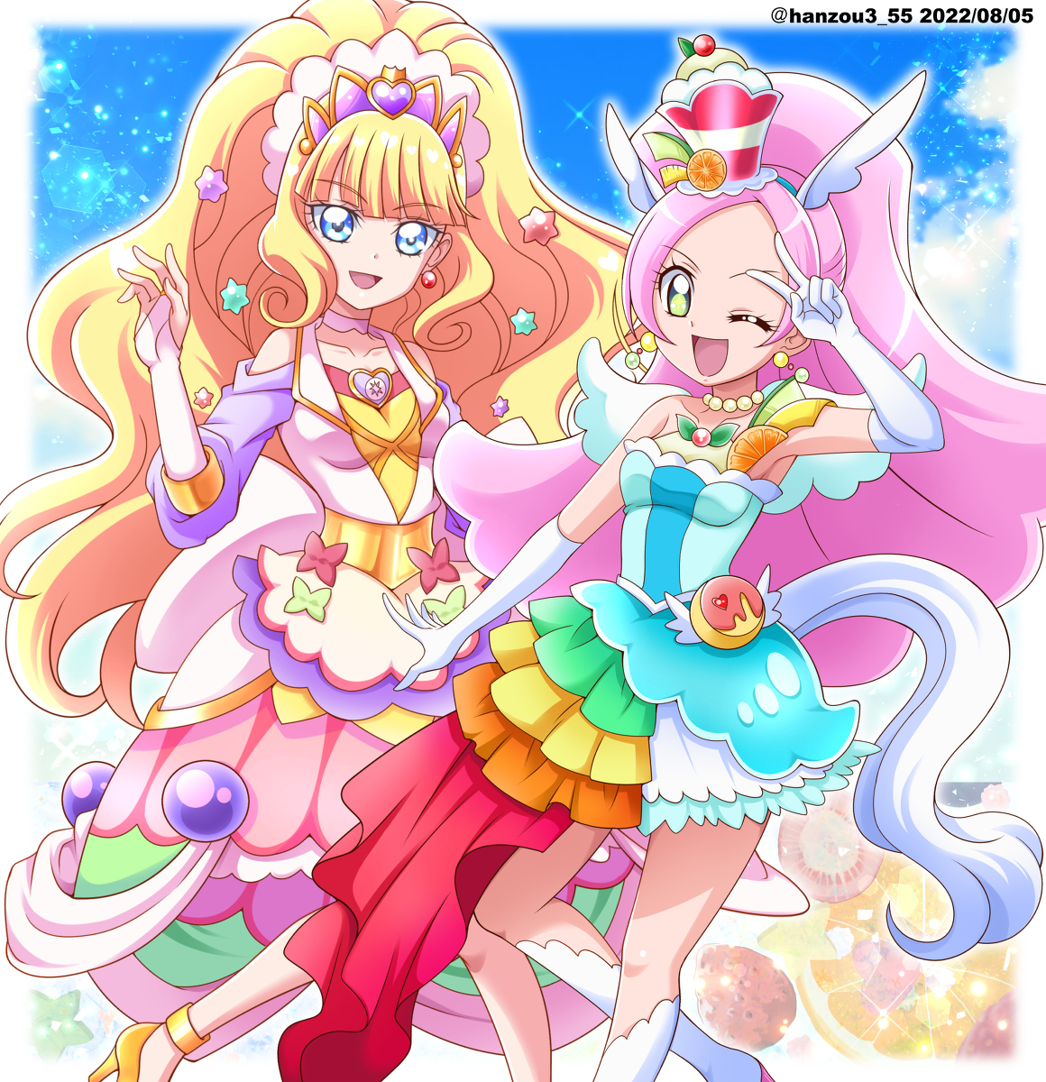 This is a pixiv picture whose title is パルフェとフィナーレ.