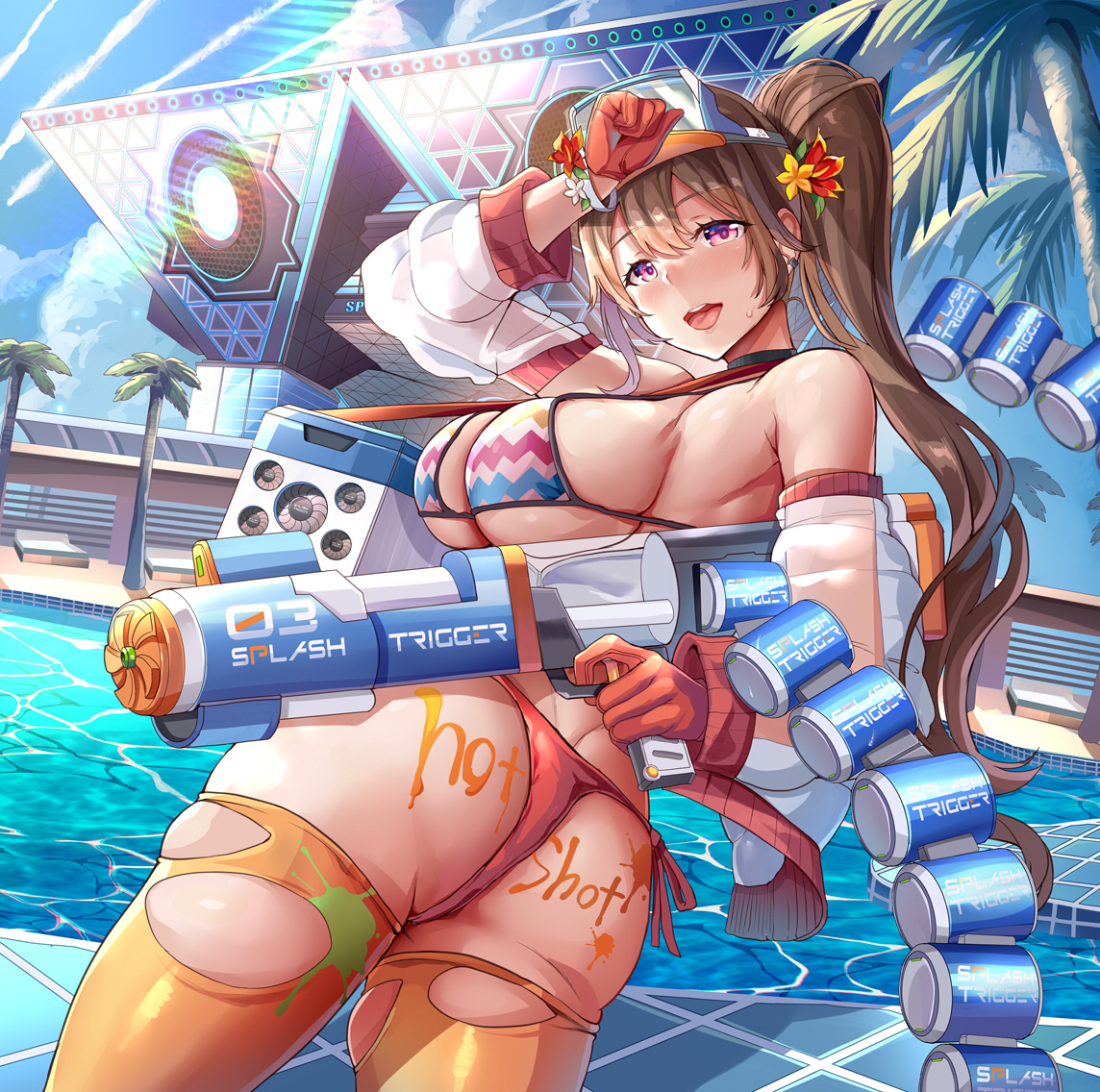 This is a pixiv picture whose title is "Splash Trigger 3".