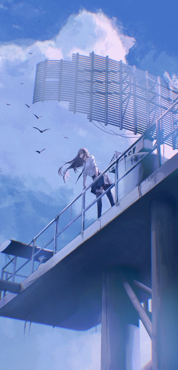 This is a pixiv picture whose title is Breeze.