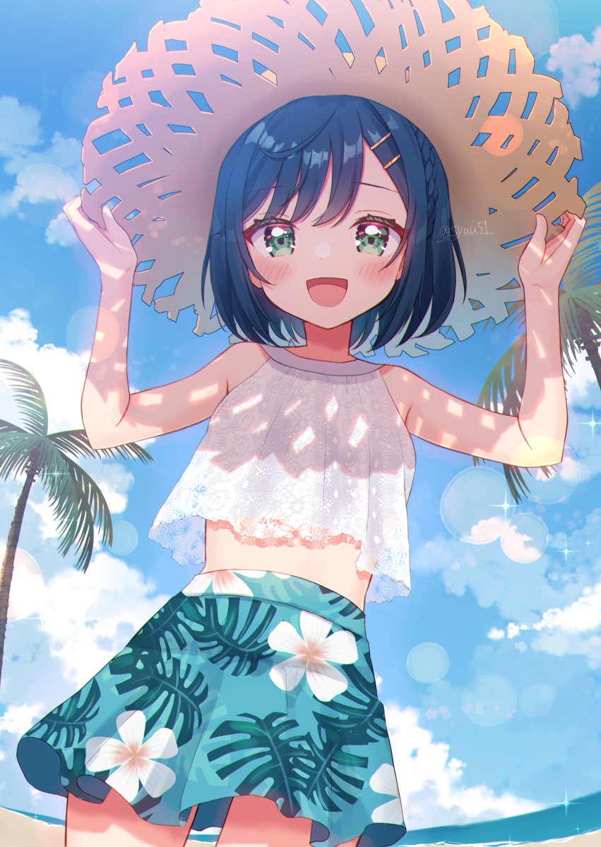 This is a pixiv picture whose title is ここねの夏.