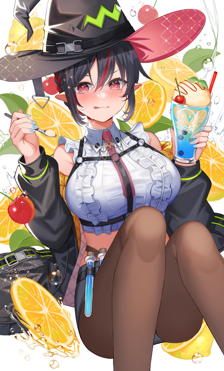 This is a pixiv picture whose title is しゅわしゅわレモンスカッシュ🍋.