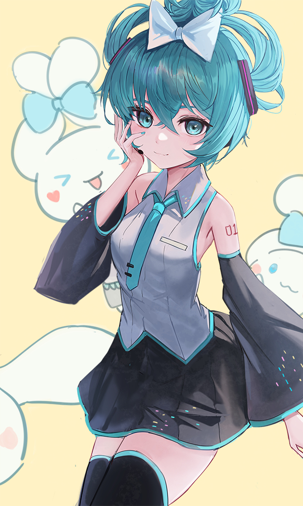 This is a pixiv picture whose title is 하츠네 미쿠初音ミク.