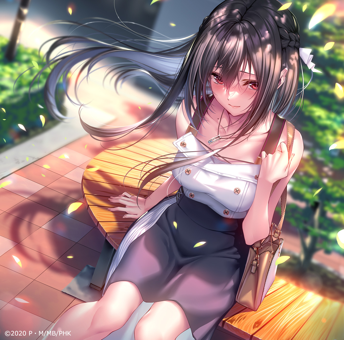 This is a pixiv picture whose title is はにかみ、彼女は恋をする～華実編２～.