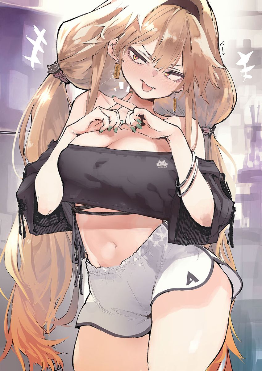 This is a pixiv picture whose title is 【強化人類アムネロ】チョメ.